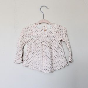 Zara Baby Floral Blouse sz 9-12 mos.